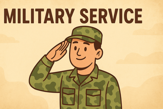 servico militar cartoon military man saluting