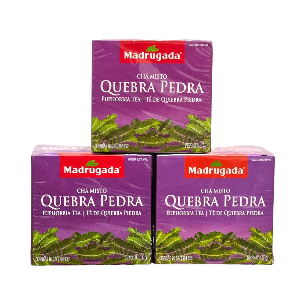 Madrugada Chá de Quebra Pedra 10g caixa com 3