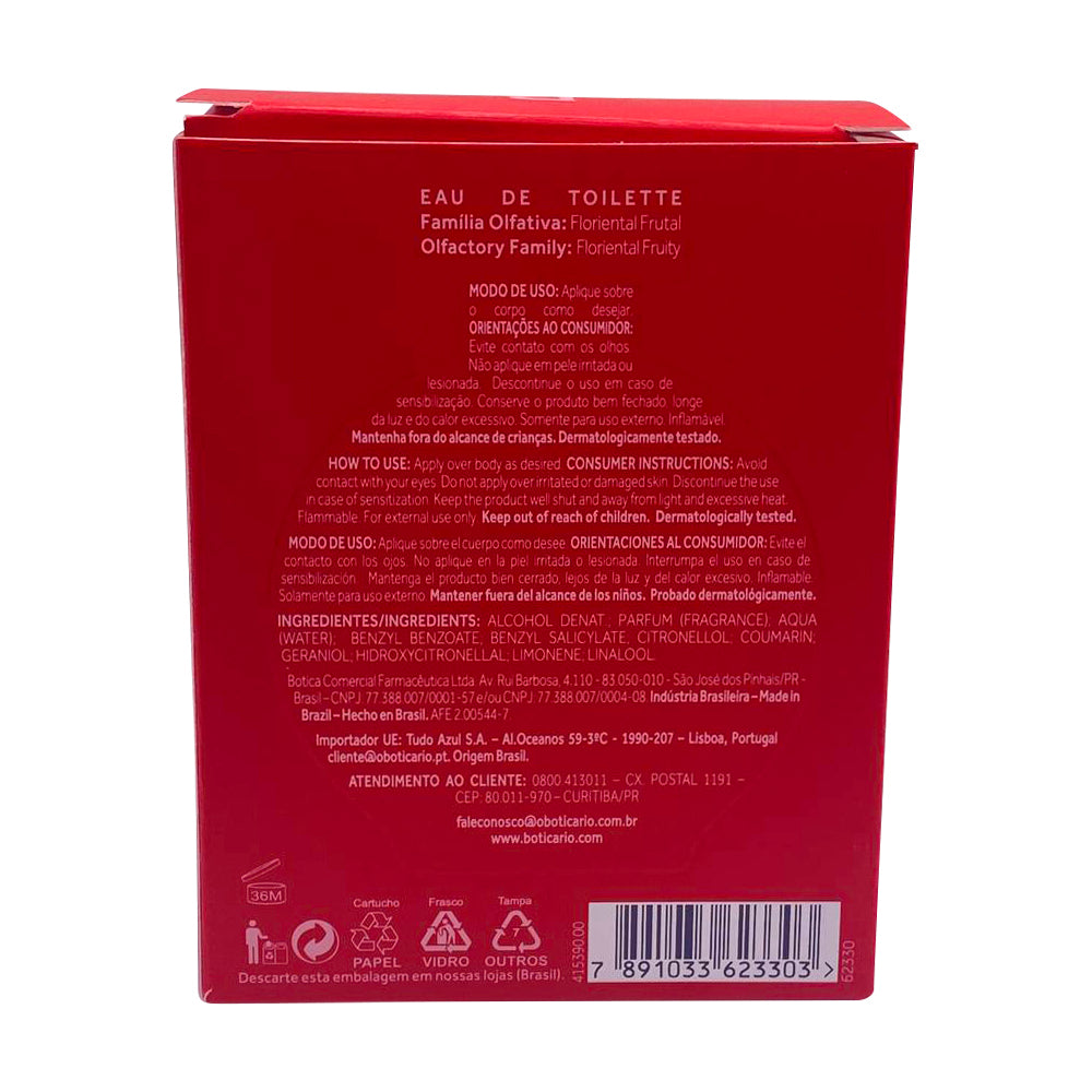 Floratta Red oBoticário 75ml