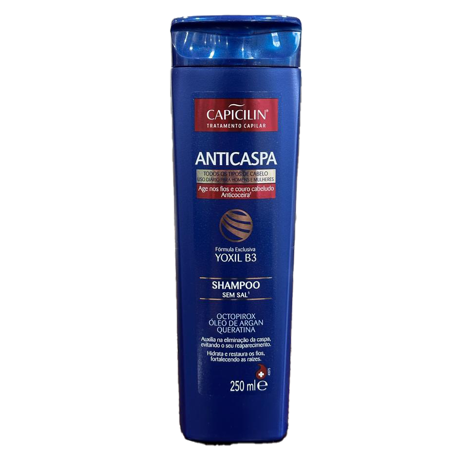 Capicilin Shampoo Anticaspa sem Sal 250ml