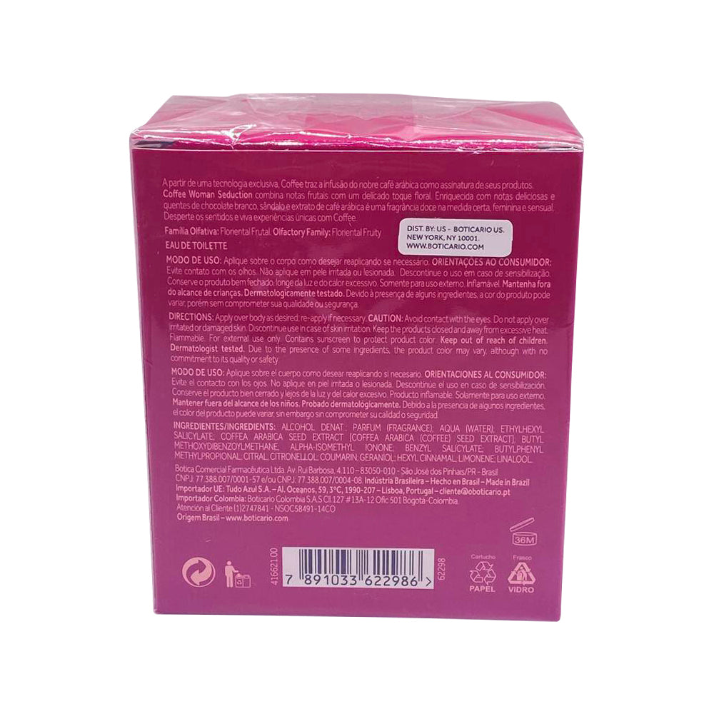 Coffee Woman Seduction oBoticário 100ml