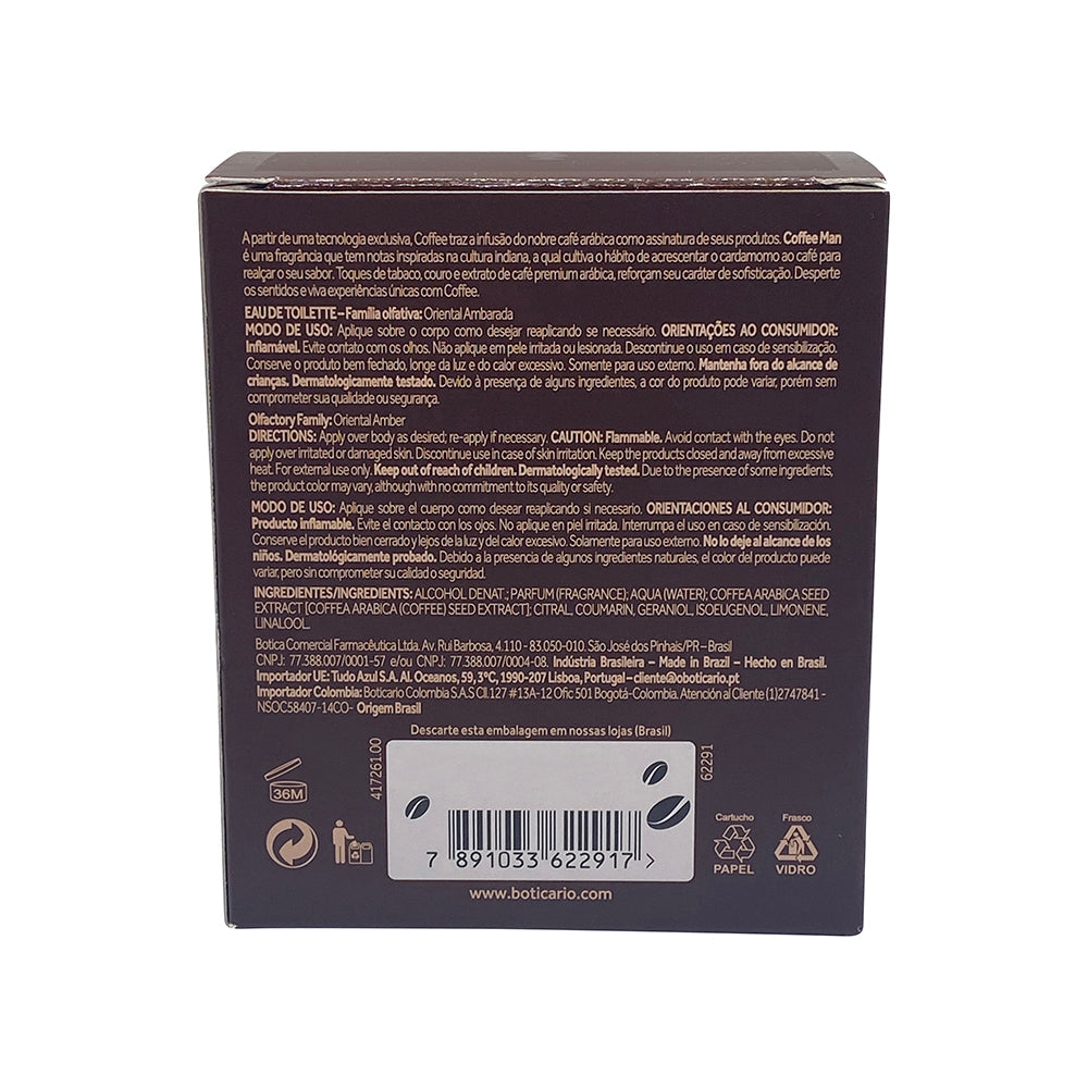 Coffee Man oBoticário 100ml