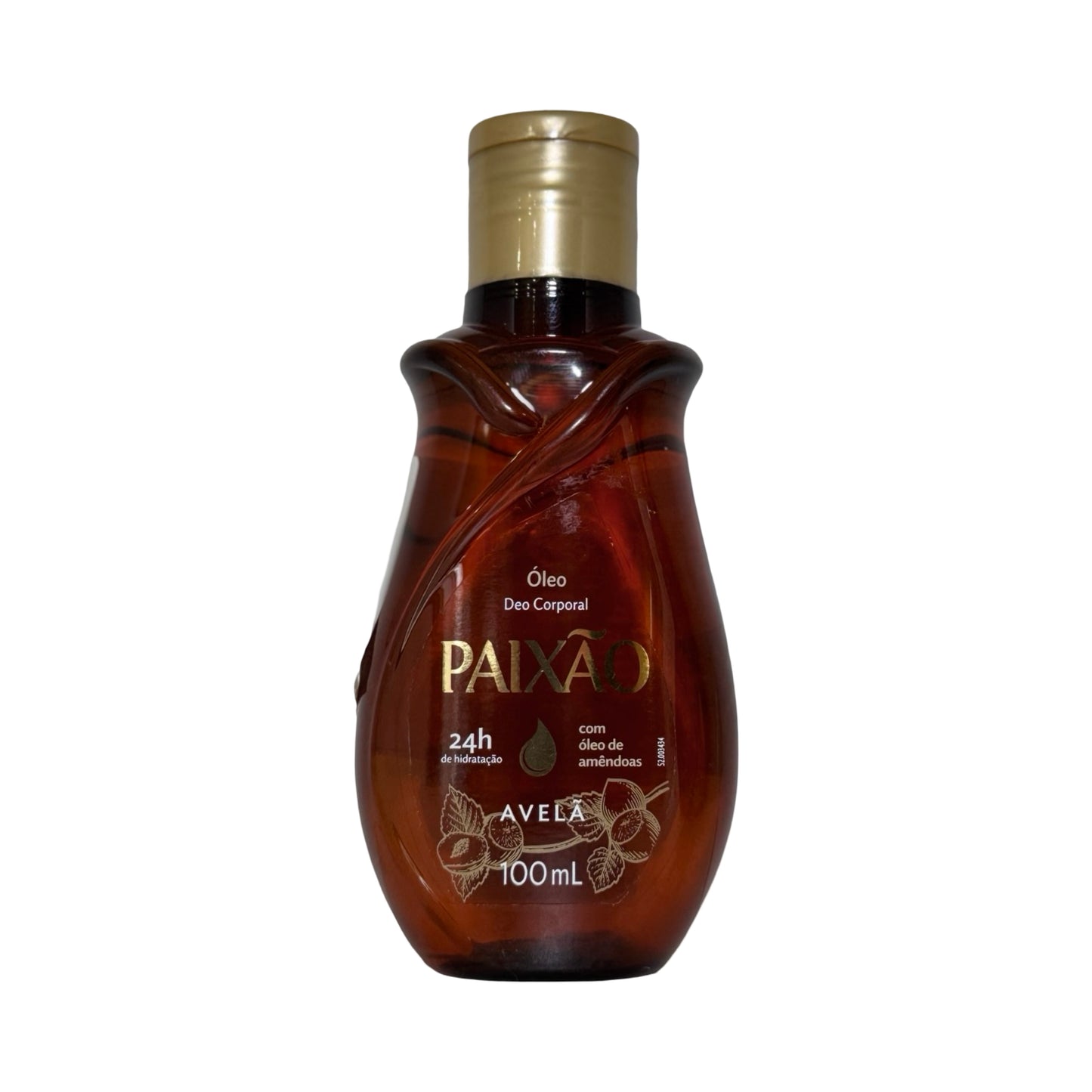 Óleo corporal Paixão – versão Avelã