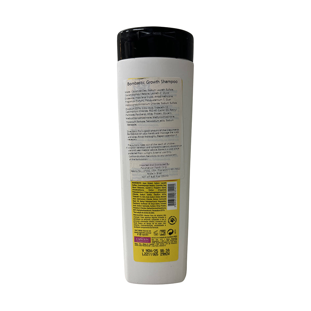 Capicilin Shampoo Regenerador Super Bomba Nutritiva 250ml