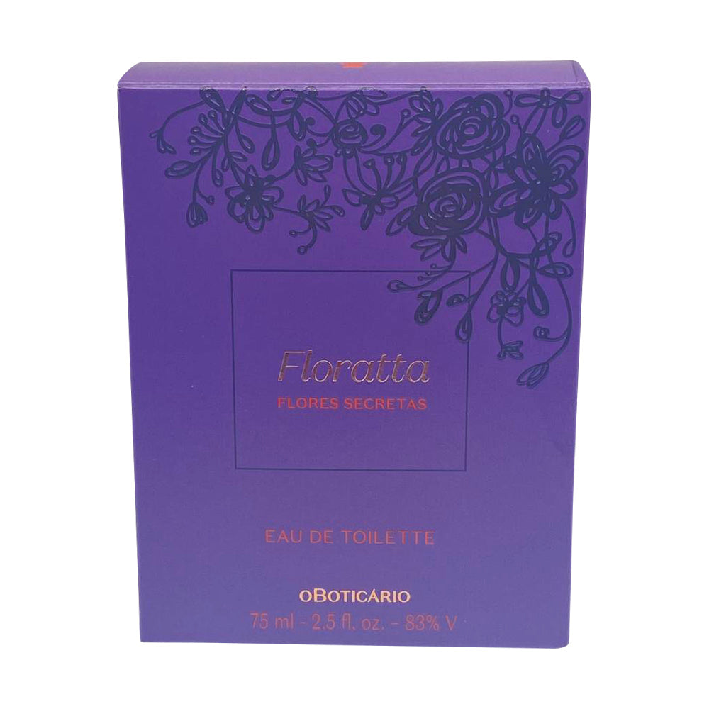 Floratta Flores Secretas Eau de Toilette oBoticário 75ml
