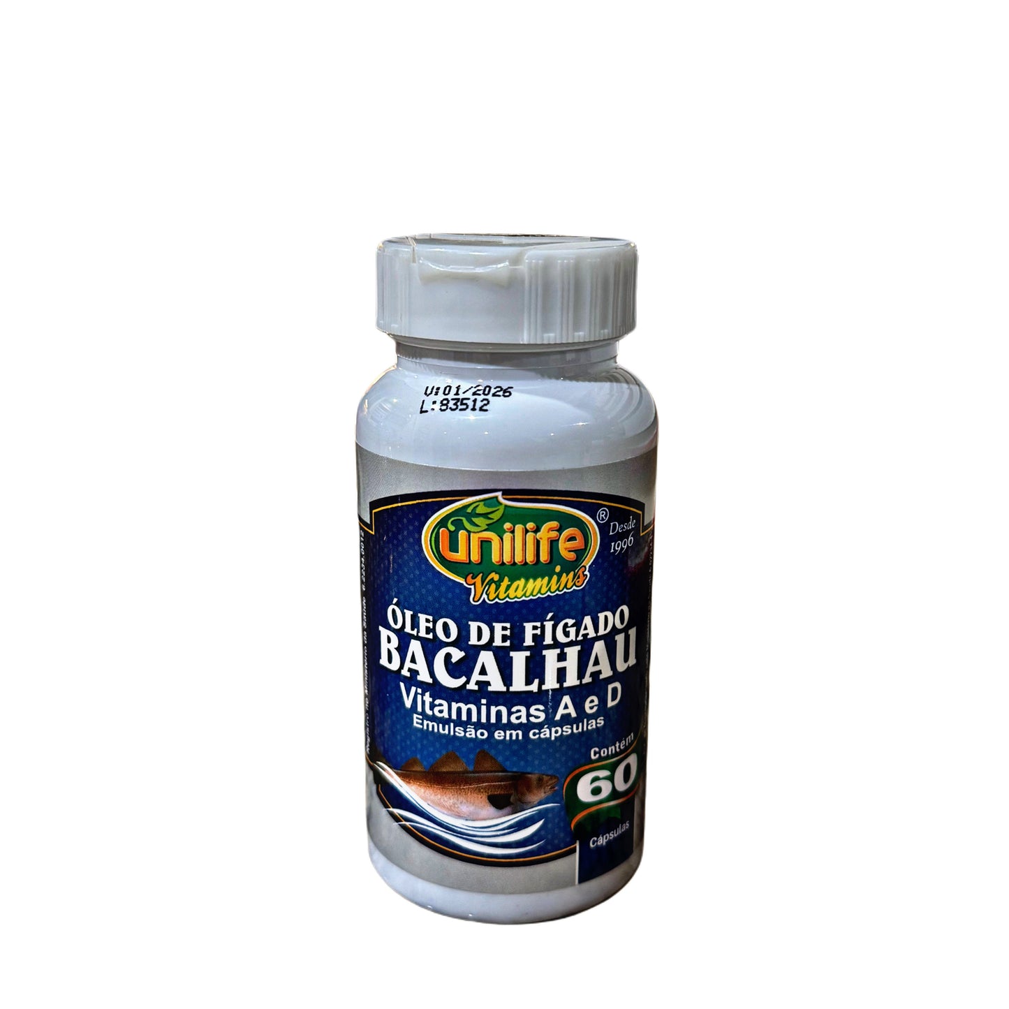 Unilife Oleo de Figado Bacalhau (60 capsulas)