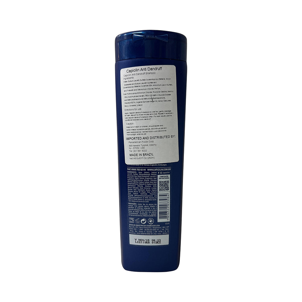Capicilin Shampoo Anticaspa sem Sal 250ml