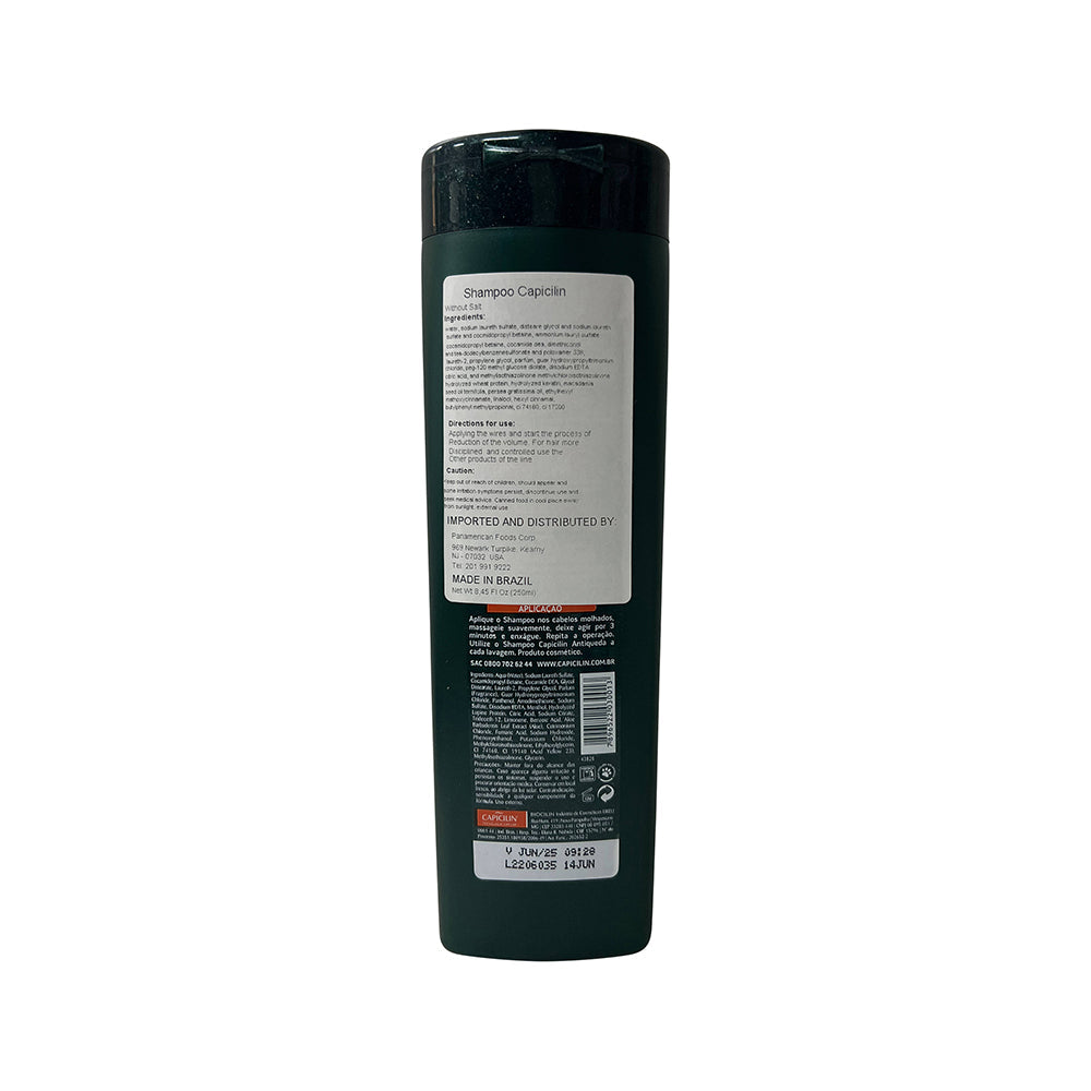 Capicilin Shampoo Antiqueda Cabelos Secos 250ml