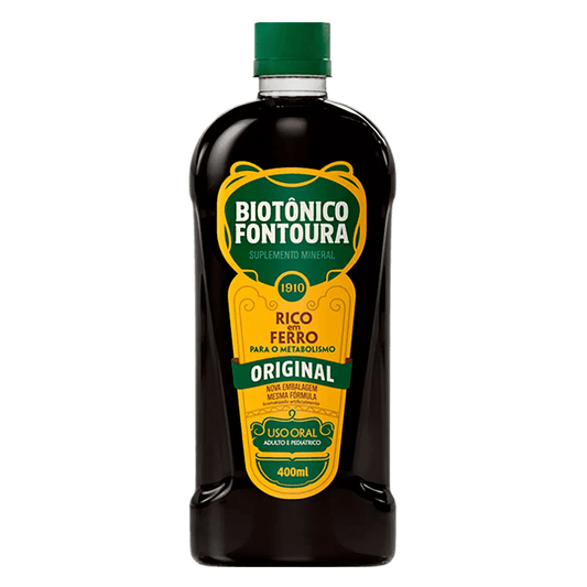 Biotônico Fontoura Original 400ml - Rico em Ferro