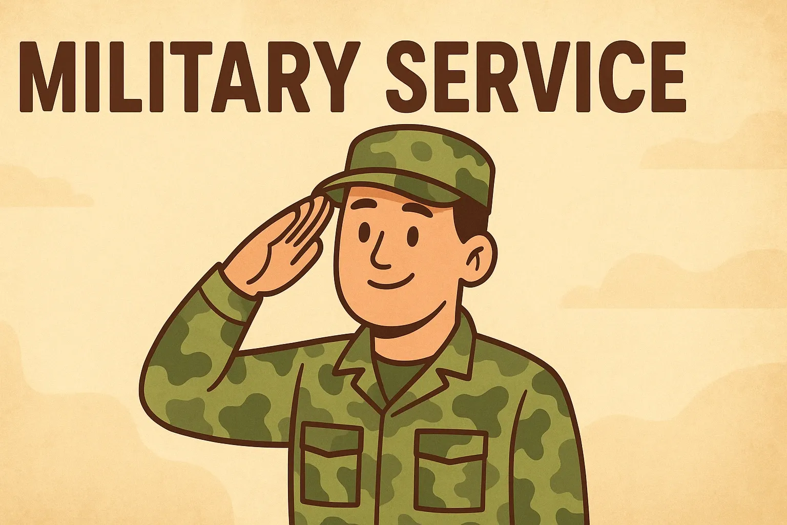 Ilustración sobre el servicio militar para regularizar el CPF