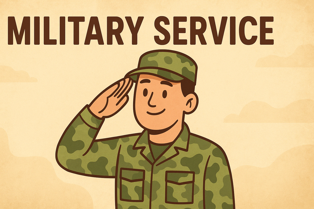 servico militar cartoon military man saluting