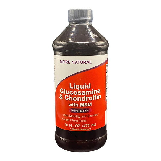 More Natural Liquid Glucosamine & Chondroitin with MSM