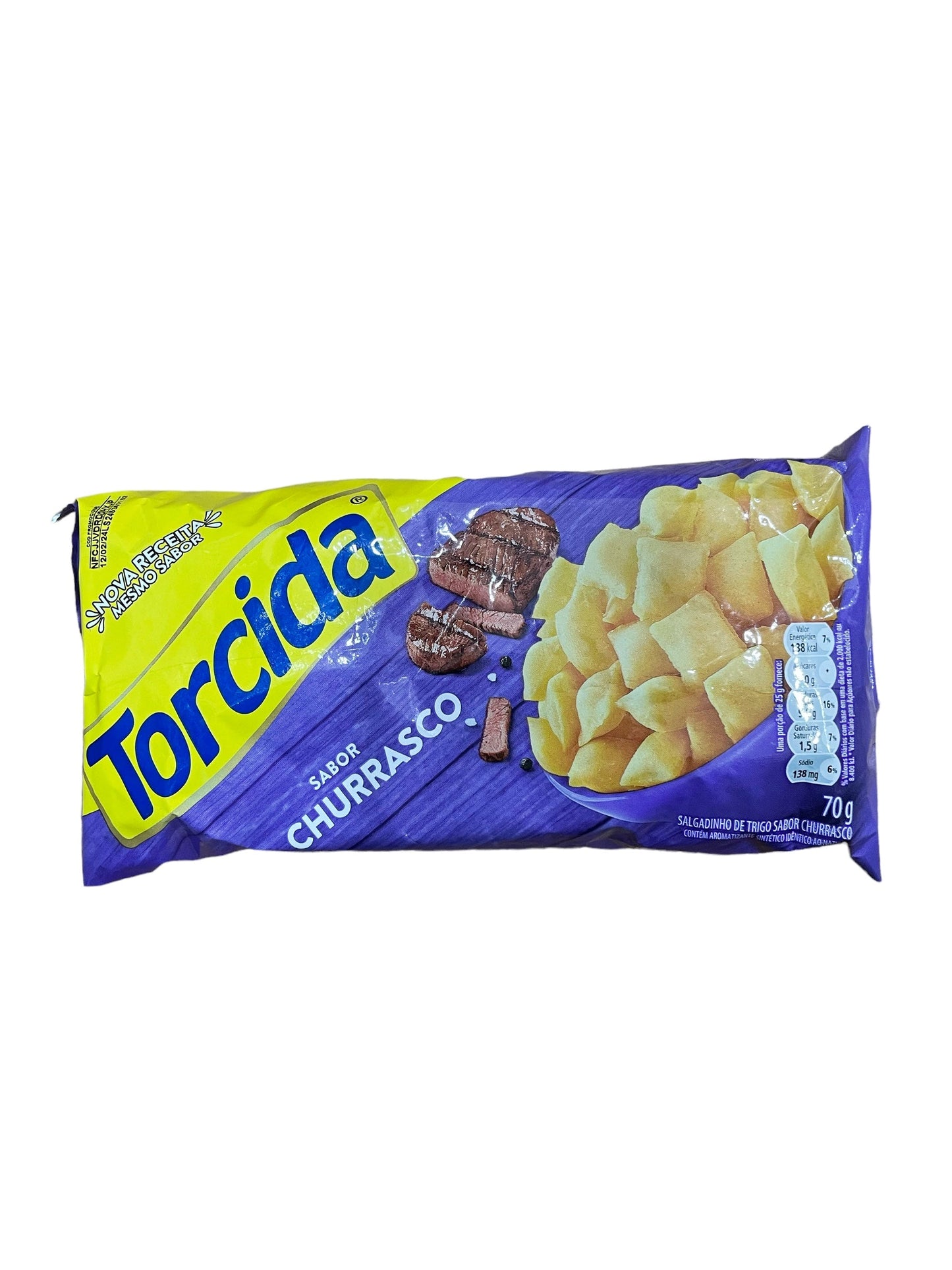 Torcida Salgadinho Sabor Churrasco 70g