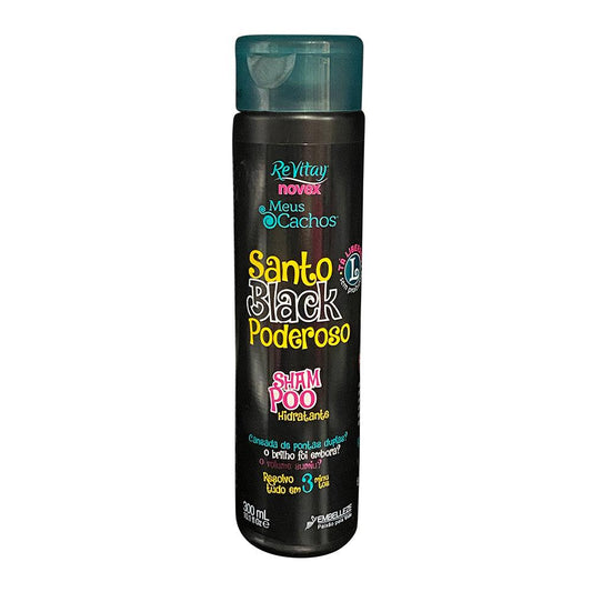 Novex Shampoo Hidratante Santo Black Poderoso 300ml