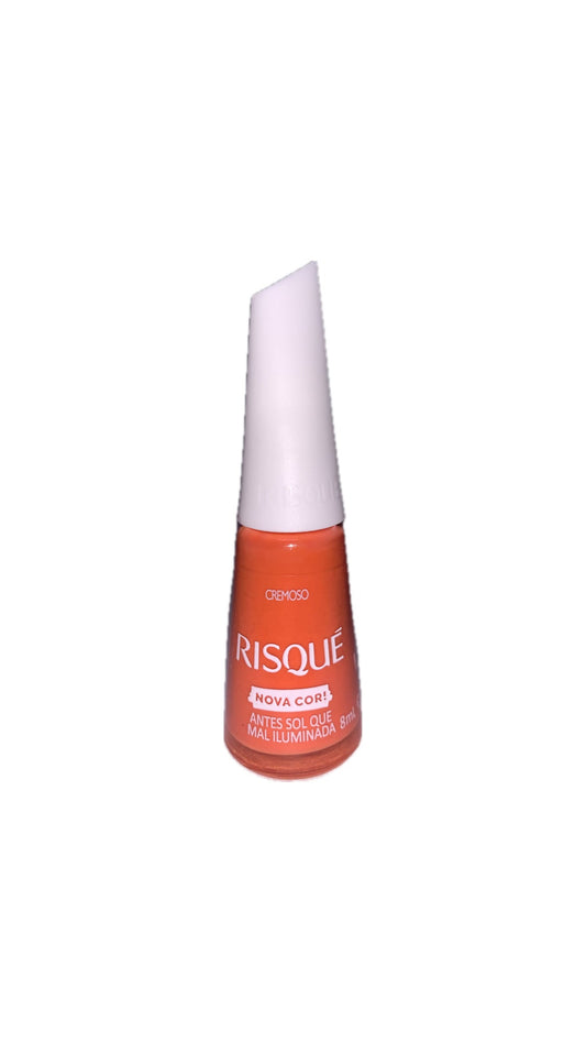 Esmalte Alaranjado Cremoso Risque - Antes Sol Que Mal Iluminada 8ml