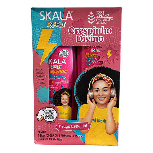 Skala Expert Kit Shampoo & Condicionador Crespinho Divino 325ml cada