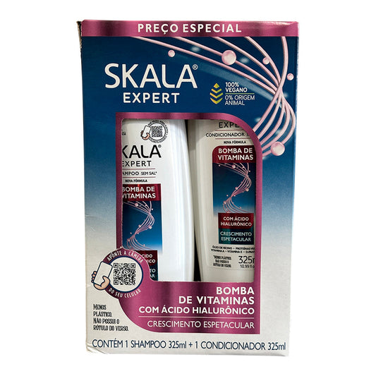 Skala Expert Kit Shampoo & Condicionador Bomba de Vitaminas 325ml cada