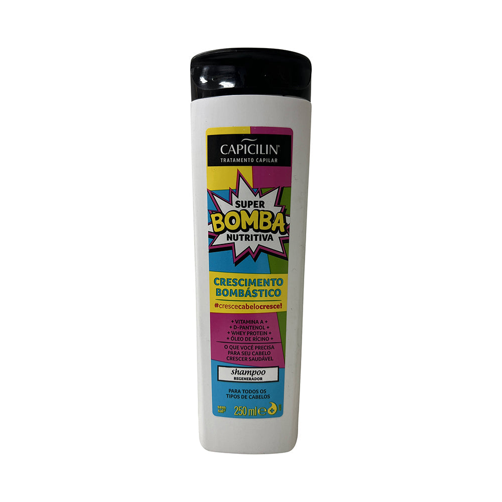 Capicilin Shampoo Regenerador Super Bomba Nutritiva 250ml