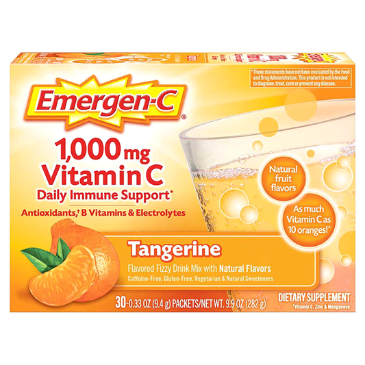 Emergen-C Vitamin C 1000mg Tangerine 30 packets
