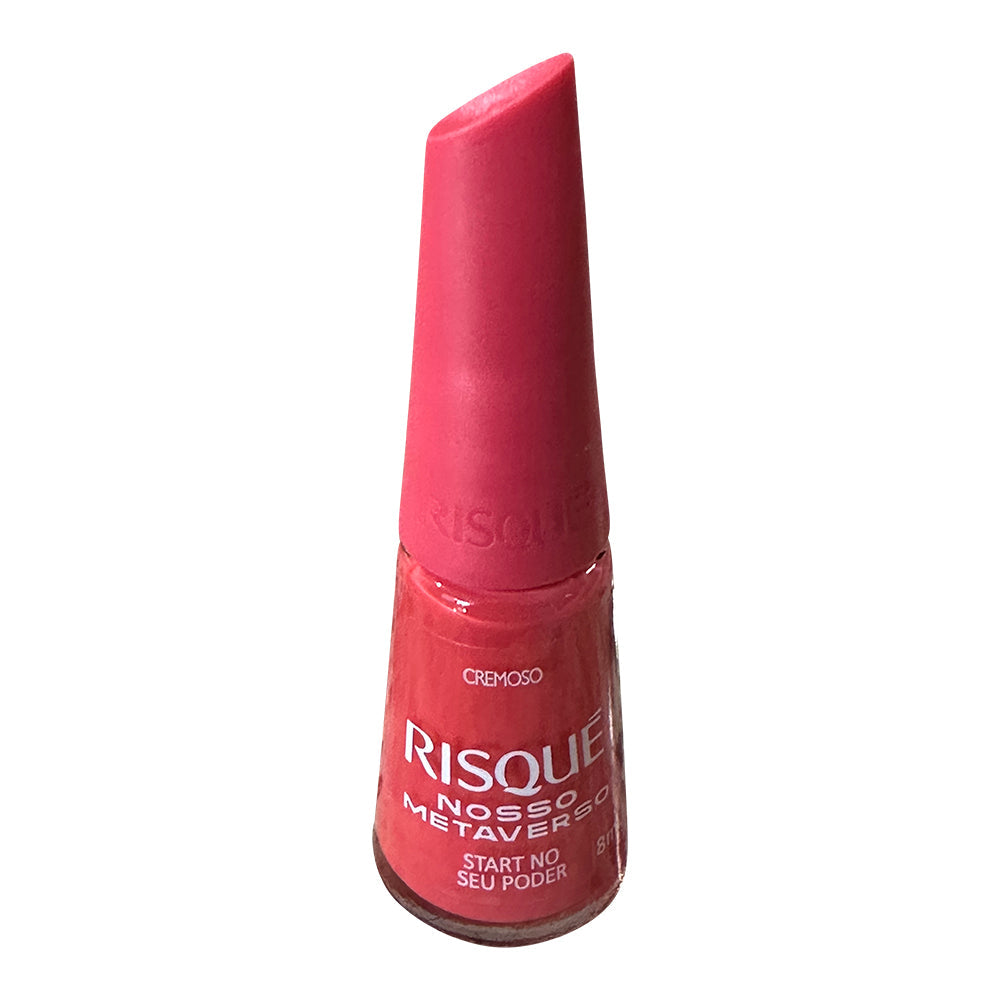 Esmalte Coral Cremoso Risque Nosso Metaverso - Start no Seu Poder