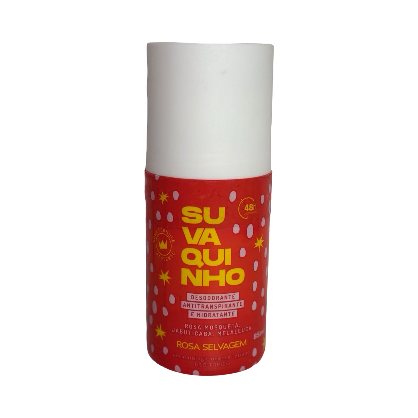 Suvaquinho Natural Deodorant – Wild Rose Protection (48h Antiperspirant & Hydrating Care)