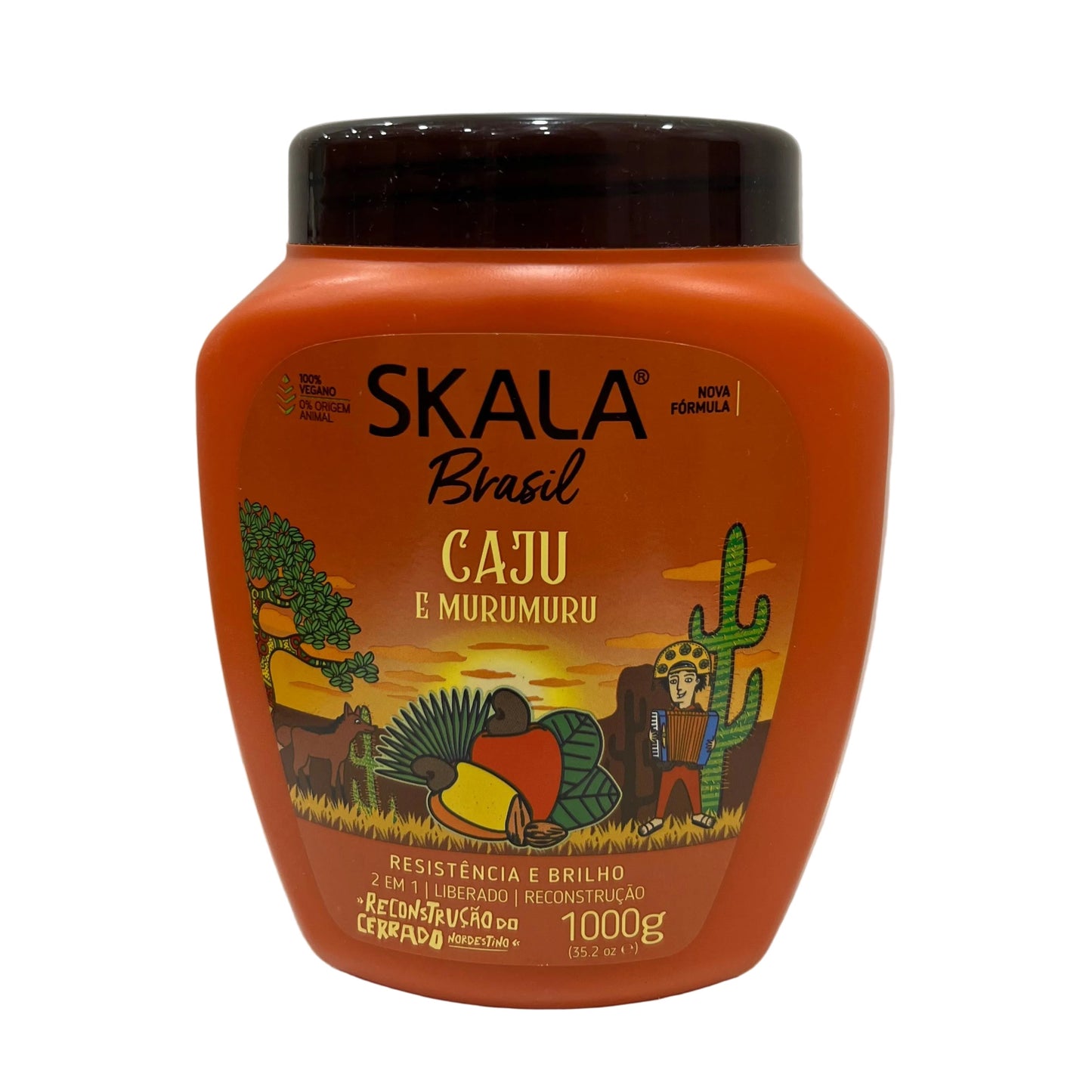 Skala Brasil Caju & Murumuru Hair Treatment Cream – Strength, Shine & Deep Repair (1000g)