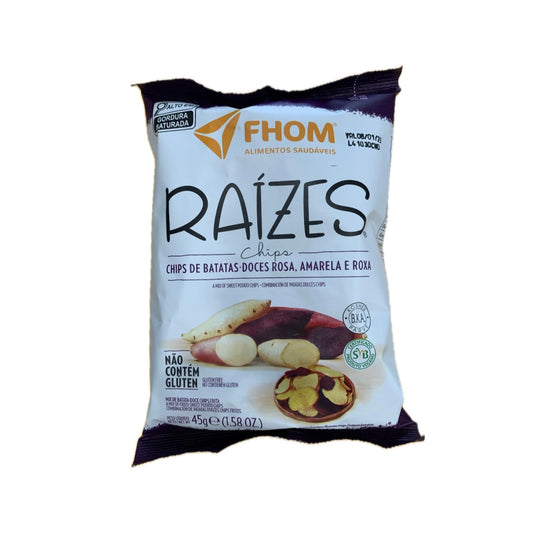 FHOM Chips Saudável Mix de Batata Doce 45g