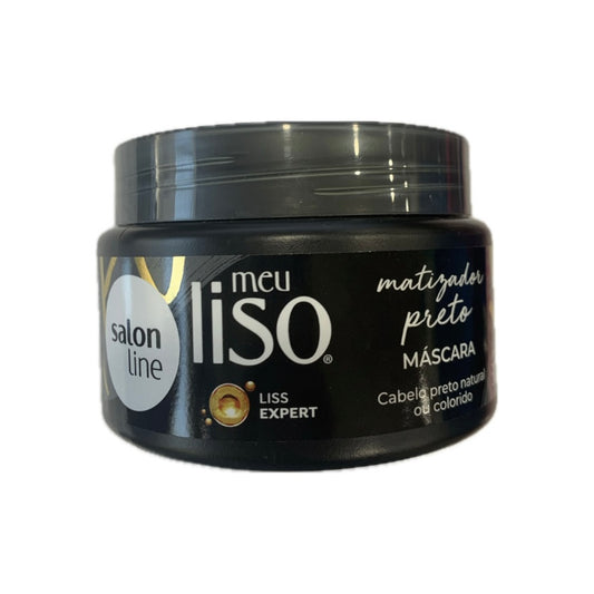 Salon Line Meu Liso máscara matizador preto 300g