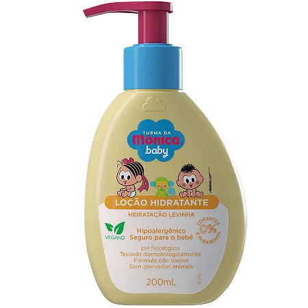 Turma da Mônica Baby Loção Hidratante Hidratação Levinha 200ml