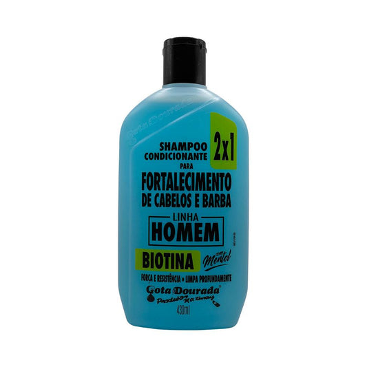 Gota Dourada - Linha Homem 2x1 - Shampoo Condicionante