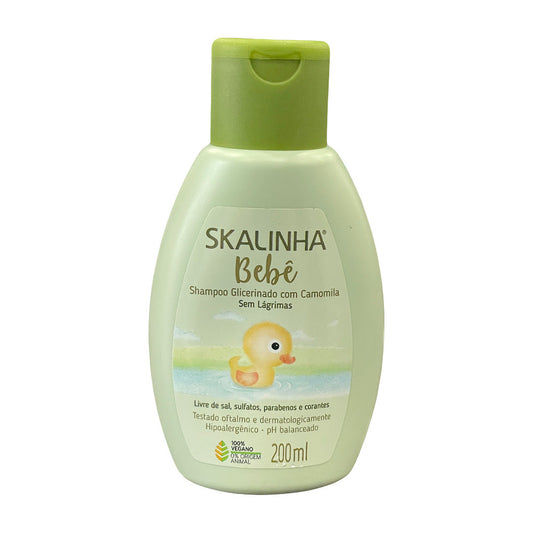 Skalinha Bebé Shampoo Glicerinado com Camomila 200ml